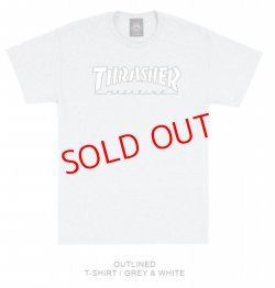 画像1: Thrasher mag OUTLINE logo S/S Tshirts