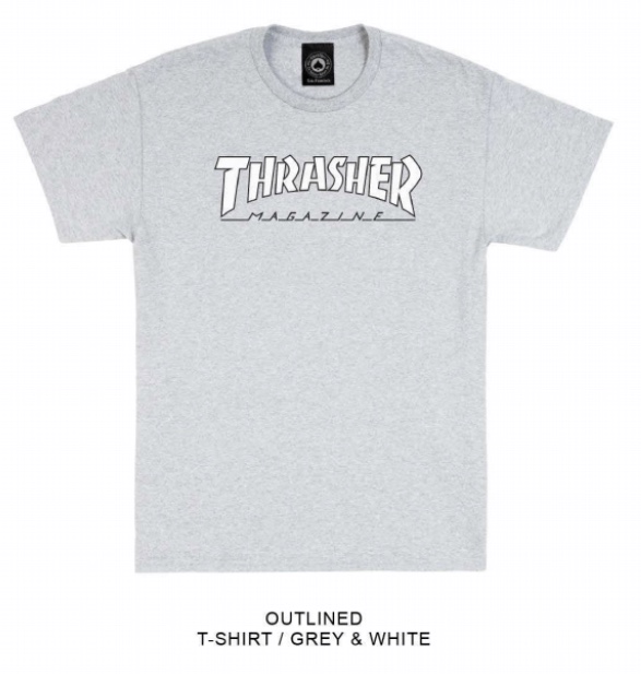 Thrasher mag OUTLINE logo S/S Tshirts